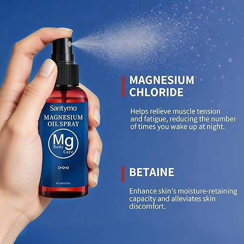 Miniatura 2 de Spray de aceite USP con 31% de magnesio con lavanda, cloruro de magnesio puro de fuerza para recuperación muscular, mejor sueño, alivio de calambres