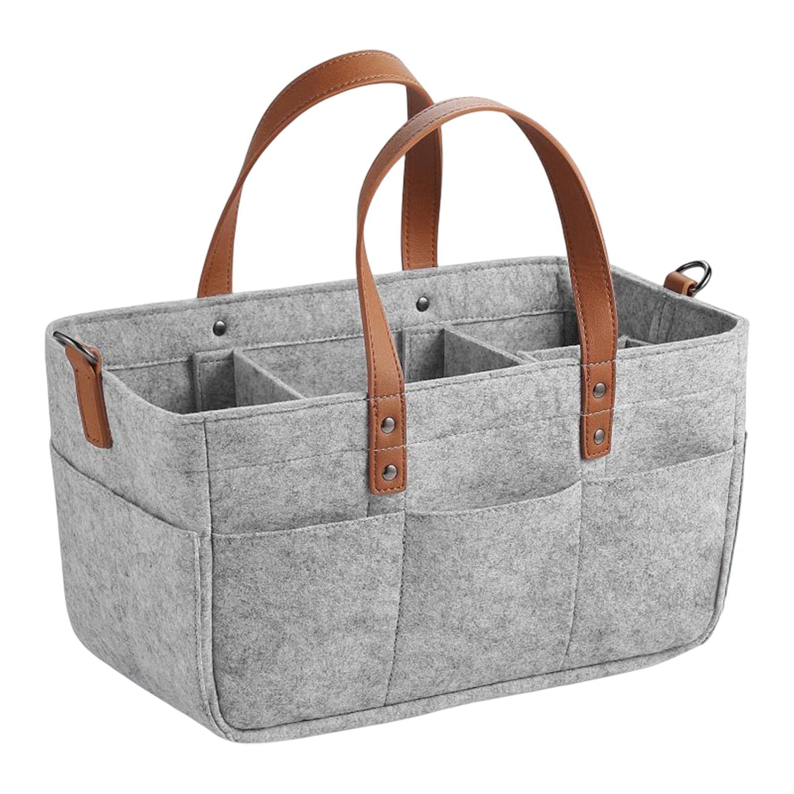 calandis CALANDIS™ Felt Fabric Baby Diaper Bag Lightweight Baby Products Organizer Compartment Light Gray | Organizers & Nets | Stroller Accessories | Strollers & Accessories-picture-15