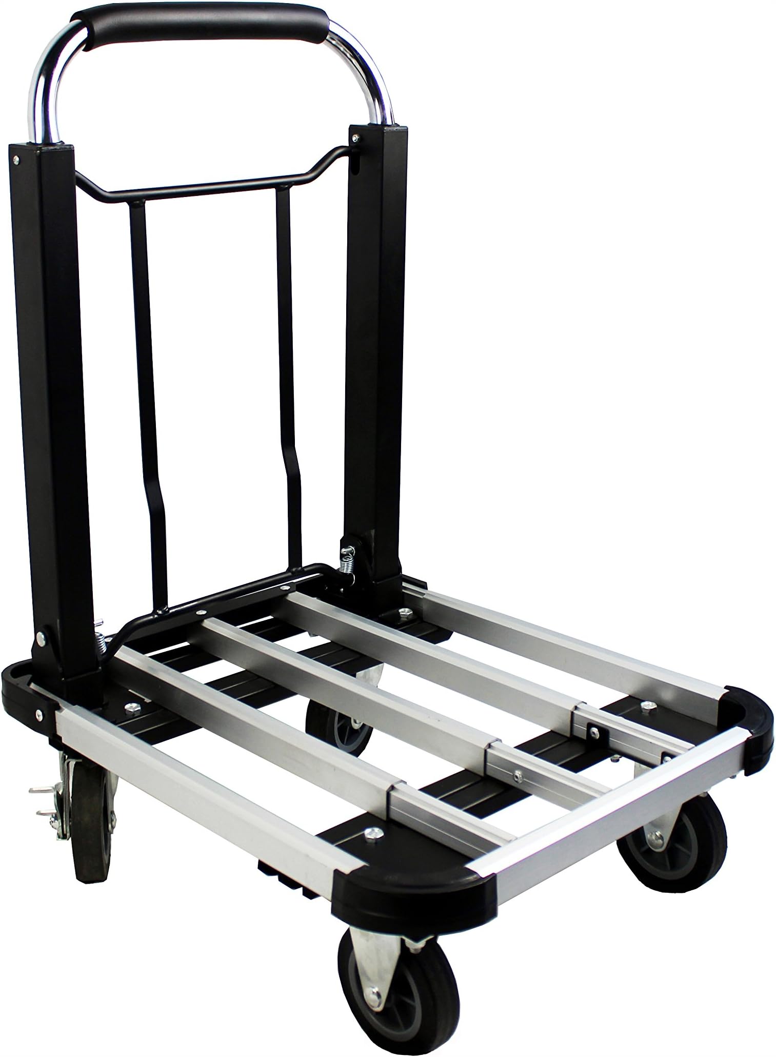 MaxWorks 80744 Aluminum Folding Truck/Dolly-330 lb. Capacity with Adjustable Platform and Telescoping Handle