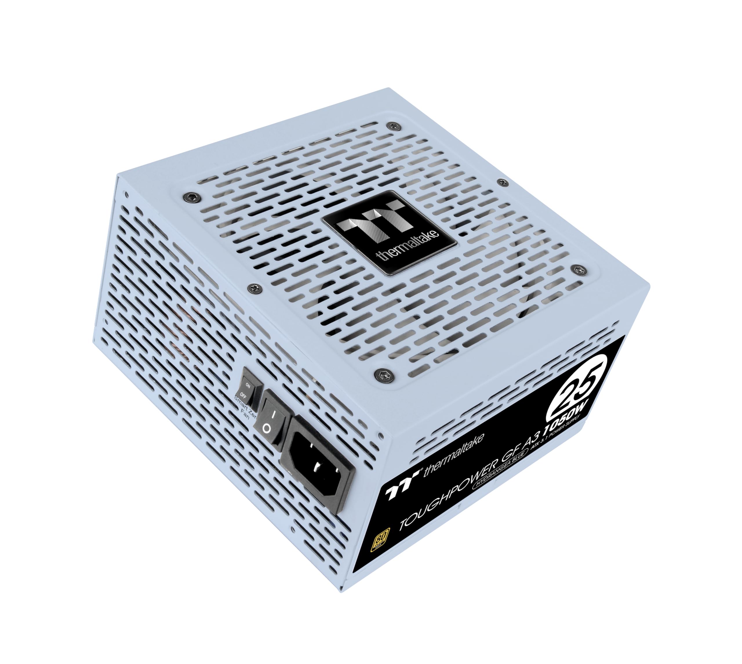 Thermaltake GF A3 1050 W zasilacz PC ATX-3.0, PCIe Gen 5.0, 80-Plus Gold, w pełni modułowy, cichy, 140 wentylatorów, certyfikat UE, 25 lat Hydrangea Limited Edition