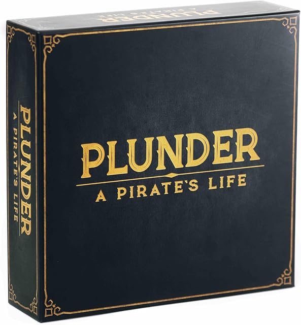 Plunder - Jeux de société familiaux - Jeux de société pour adultes et enfants - Jeux de société stratégiques - Soirée de jeux en famille amusante - À partir de 10 ans - 2 à 6 joueurs | Jeu de société stratégique, soirée de jeux en famille amusante
