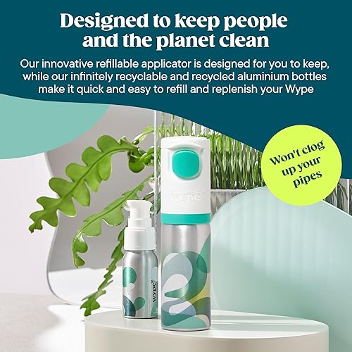 Miniatura 6 de Wype Gel de papel higiénico para toallitas húmedas sostenibles y desechables kit de inicio y mini de viaje - Esenciales para vacaciones