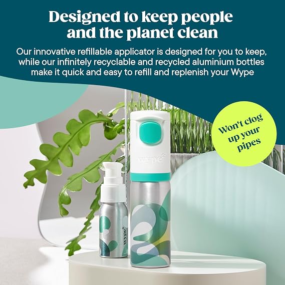 Wype | On The Go Bundle | Toilet Paper Gel | Flushable & Convenient Wet Wipes Alternative | Vacation Essentials | 3 x 1 fl oz