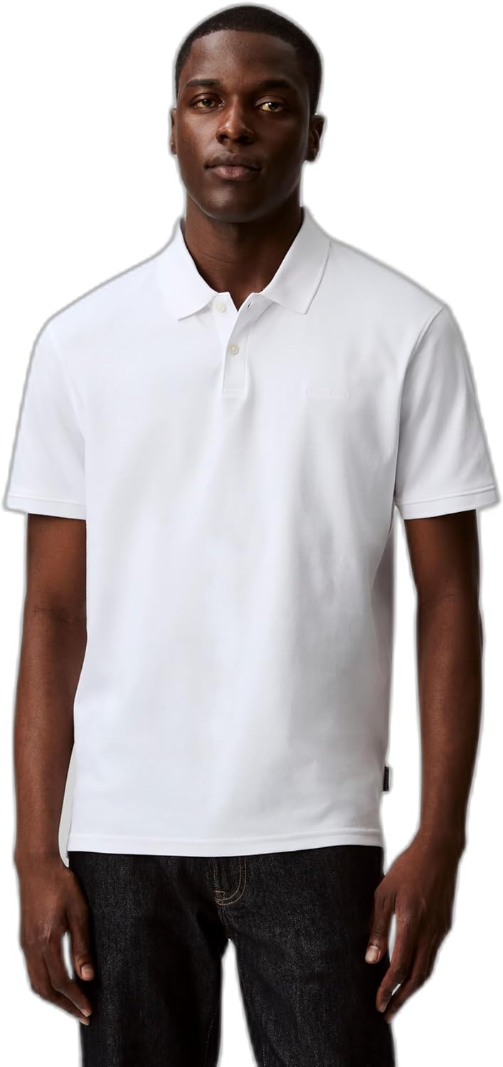 Calvin Klein Mens Liquid Touch Polo