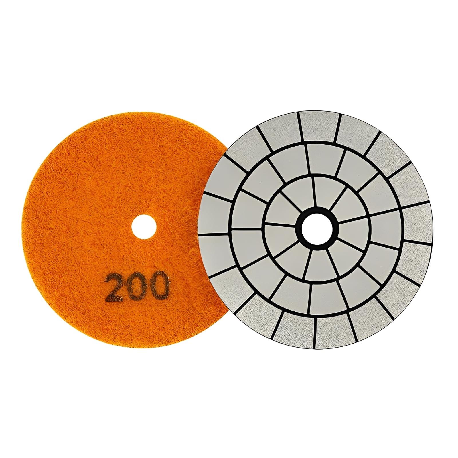 Electroplated Diamond Sanding Pad, 200Grit 3inch 75mm Grinding Disc Hook and Loop Backing for Stone Tile Glass Trimming & Metal Polishing & Wood Sanding (1 Piece)