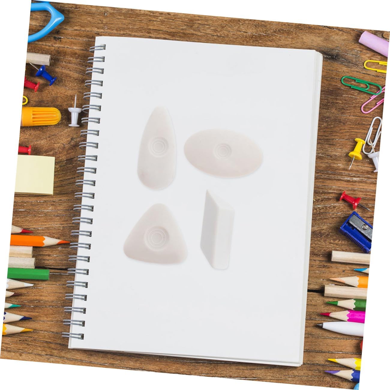 jojofuny 5pcs Art Erasers for Drawing Kneaded Multi-Function Eraser for Artists Students Teachers