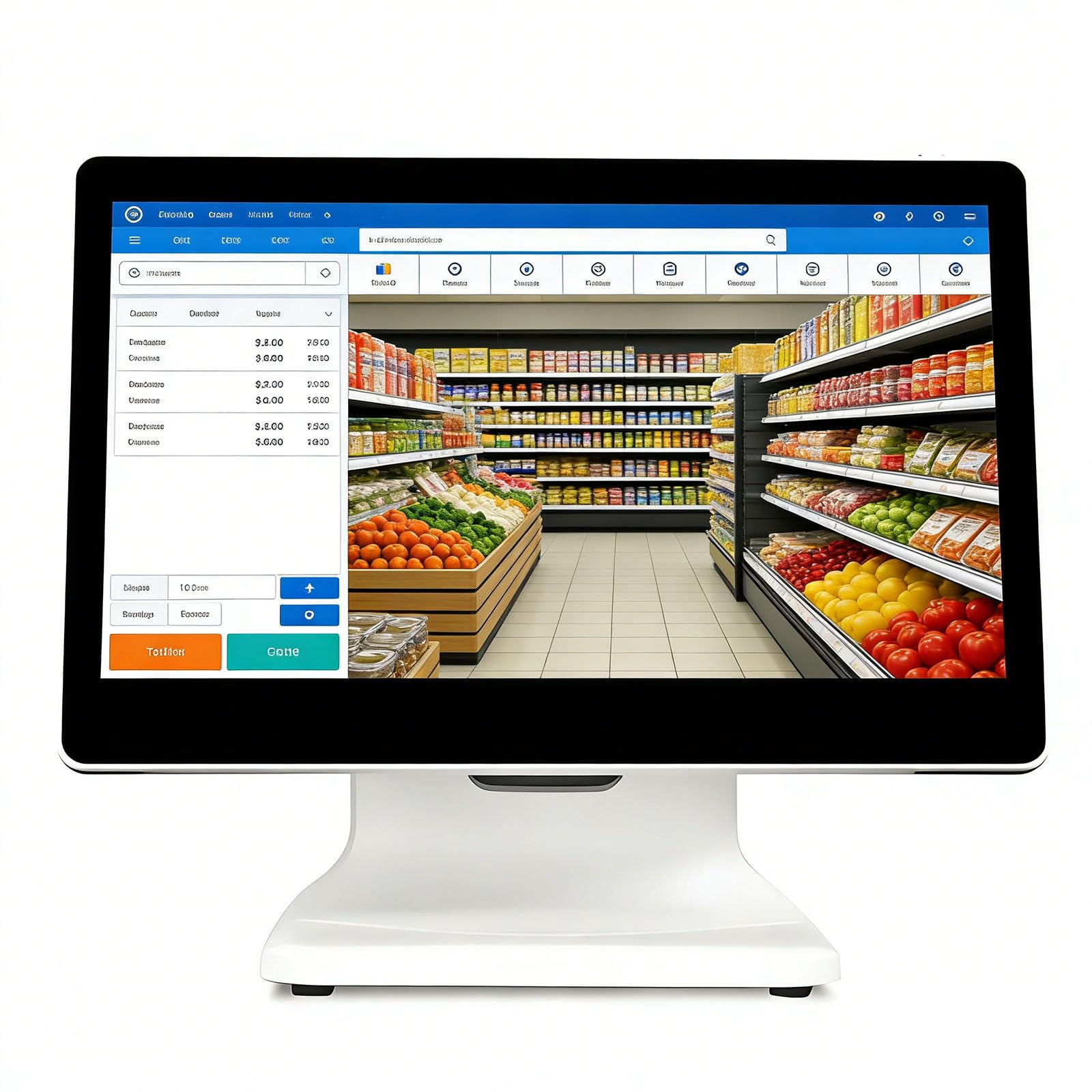 Ymnogjie Pos System,Pos Cashier Register,Cash Register Machine with Touch Screen,Cpu N2930,64g Ssd,Windows 10 for Retail,Restaurant,Retail,Cafe,Club SingleScreen