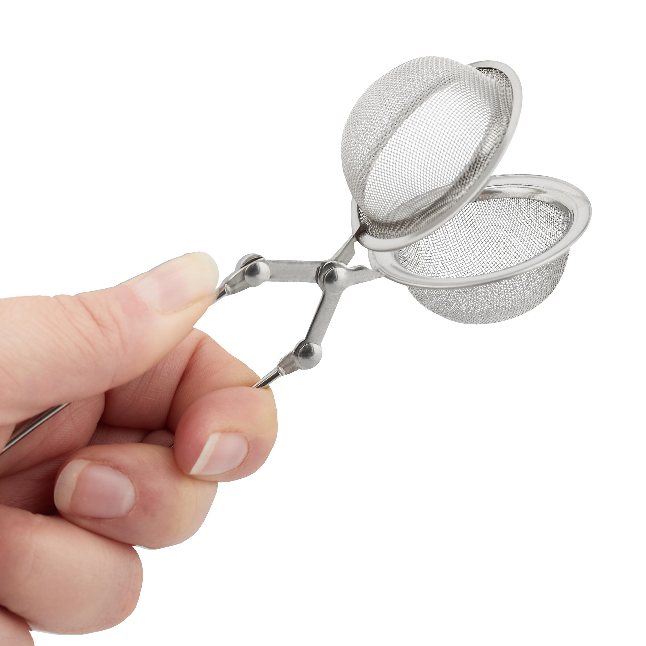 Set Infusori Per T&egrave; 3 Pezzi Relaxdays - In Acciaio Inox, Filtro A Sfera, Per Foglie Sfuse