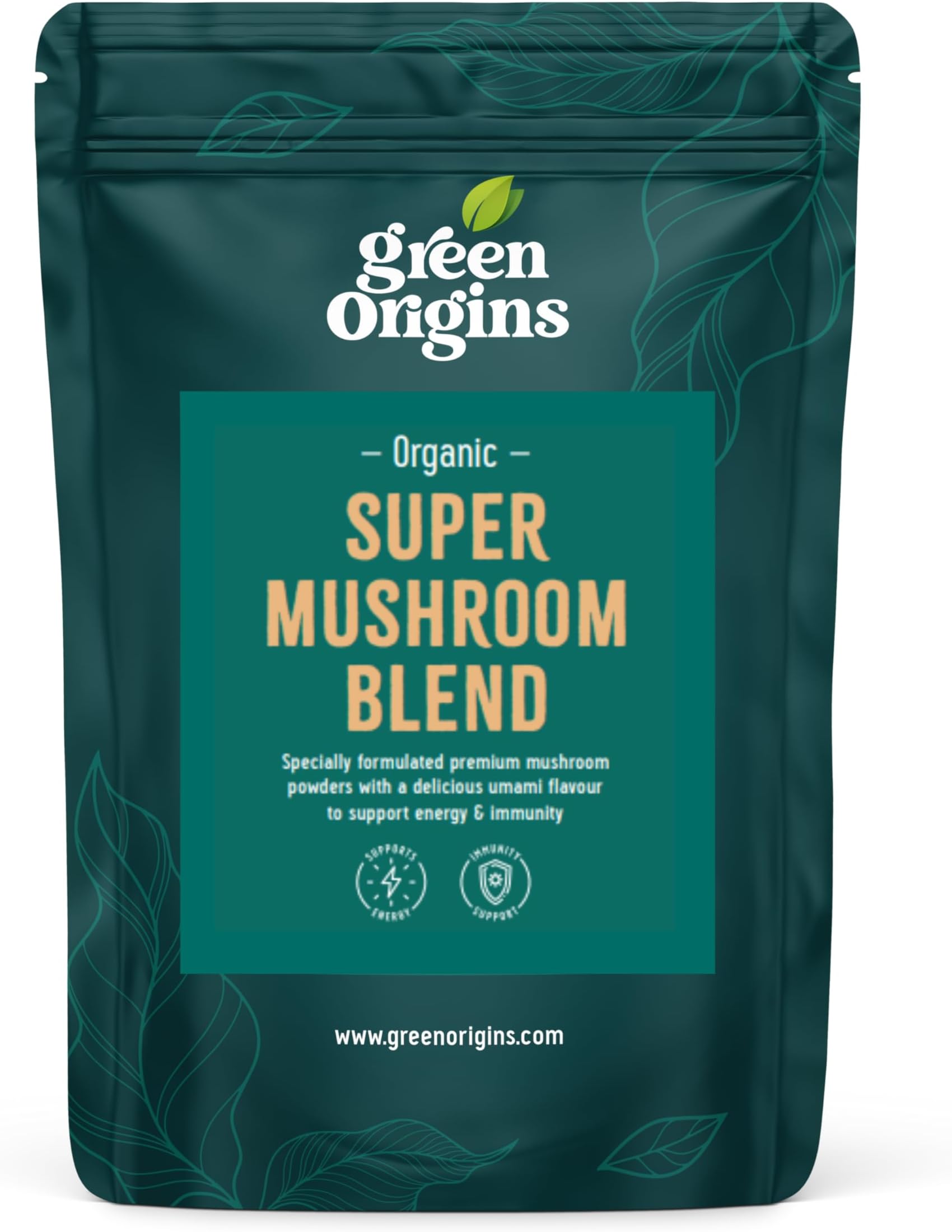 Green Origins Organic Super Mushroom Blend Powder 100g