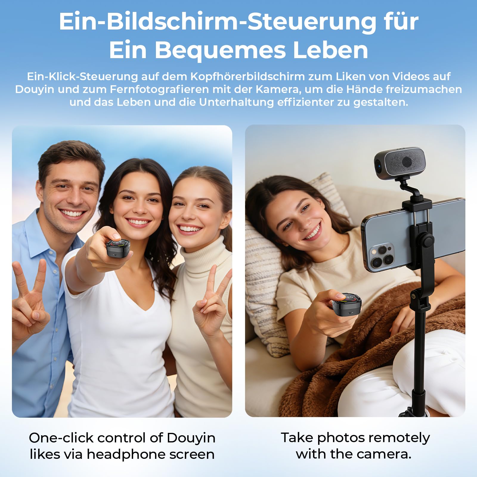NE70 KI Übersetzer Kopfhörer mit LCD, 150 Sprachen, Bluetooth 6.0, 60 Std Akkulaufzeit