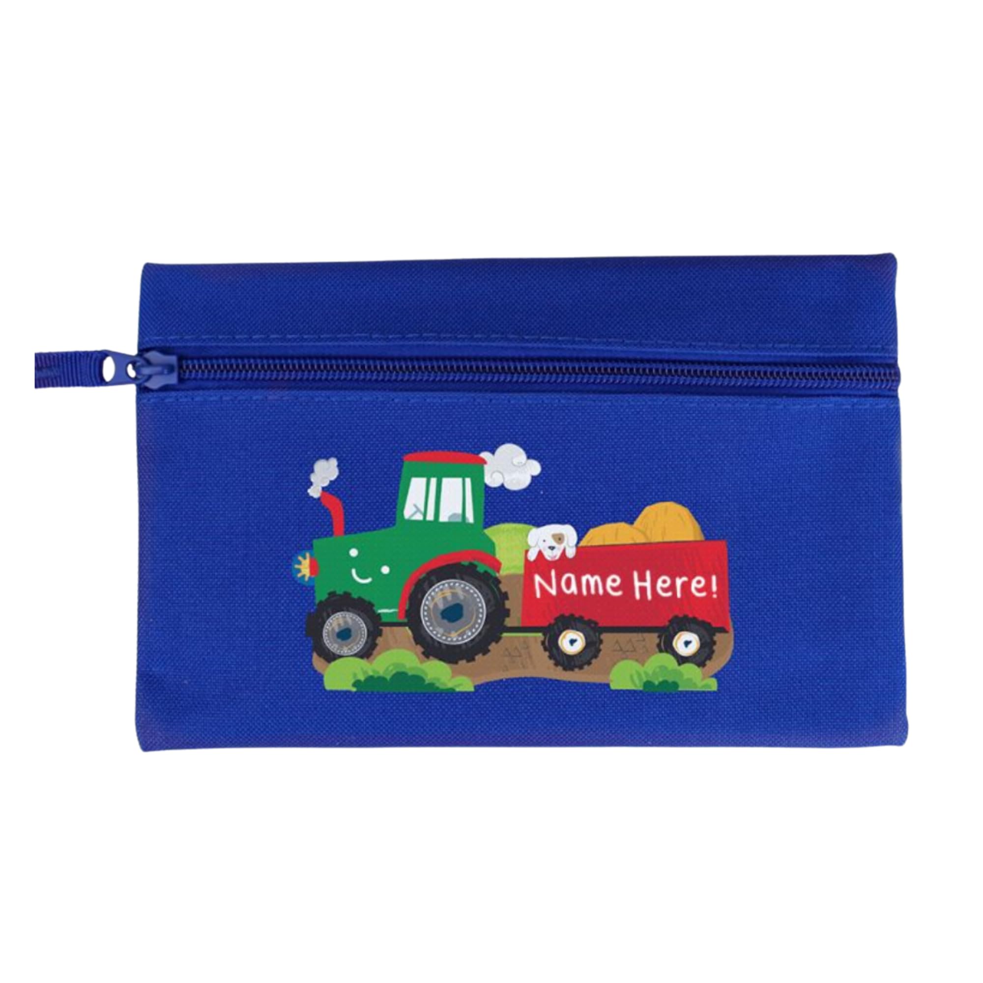 CalEli Gifts Personalised Pencil Case. Tractor Pencil Case