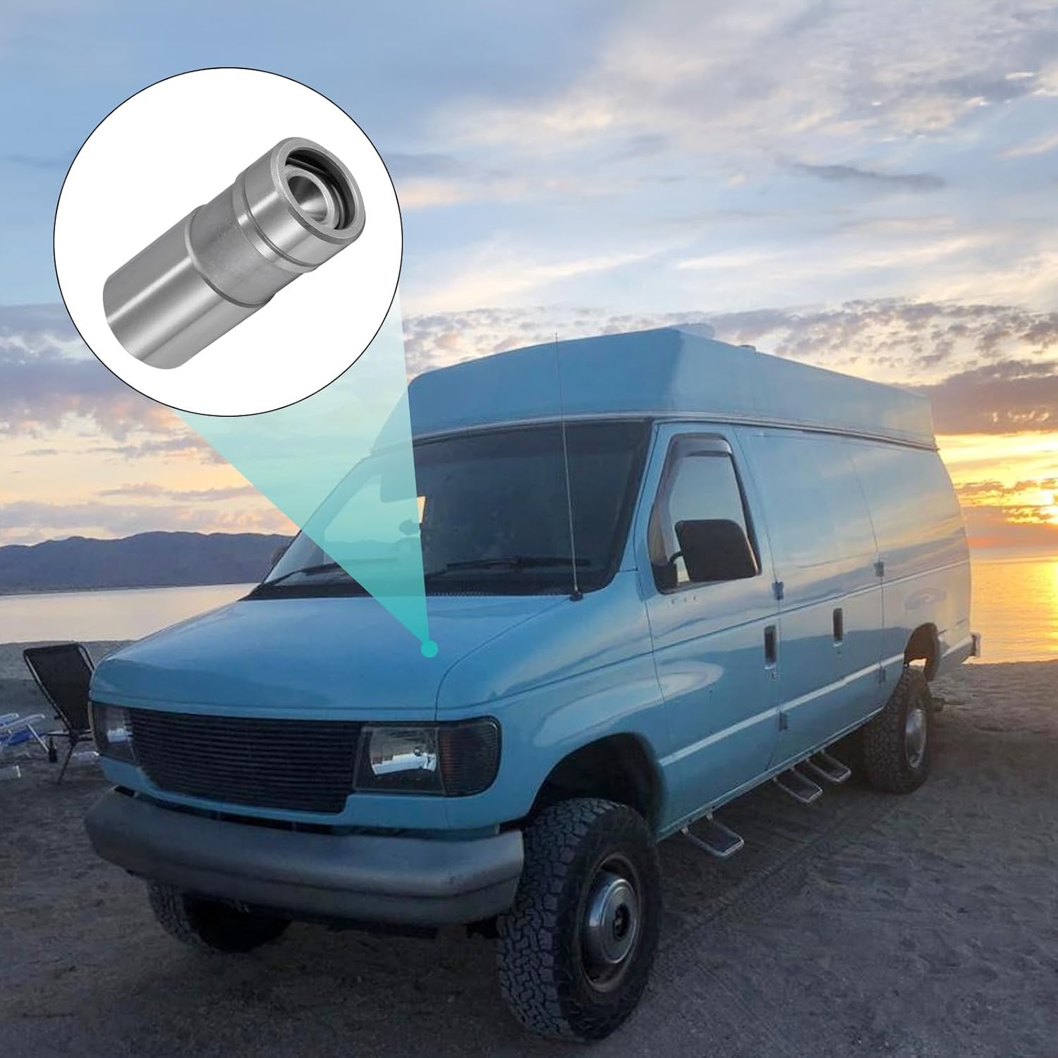 (OEM Parts) 16 PCS HT-900 Hydraulic Valve Lifter For 1963-1991 Ford 300 Country Sedan Bronco Country Squire E-150/ E-250/E-350 Econoline Wagon 3.9L 4.3L 4.7L 4.9L 5.0L 6.6L 7.0L 7.5L LIF4137