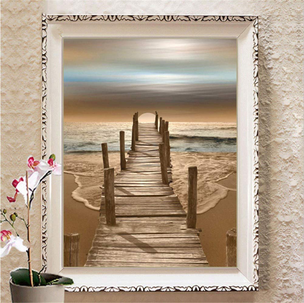 Kit diamond painting enfant et adulte avec strass ronds haut de gamme
