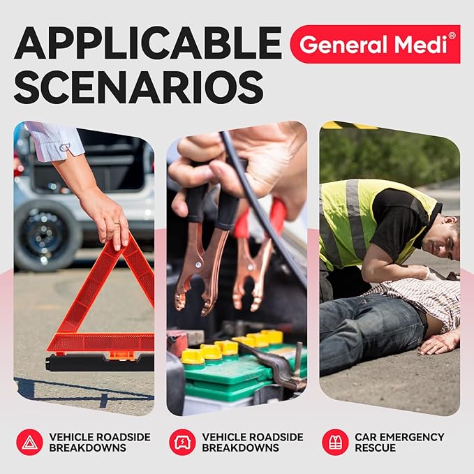 Kit de Seguridad para Carretera de 127 Piezas General Medi miniatura 7