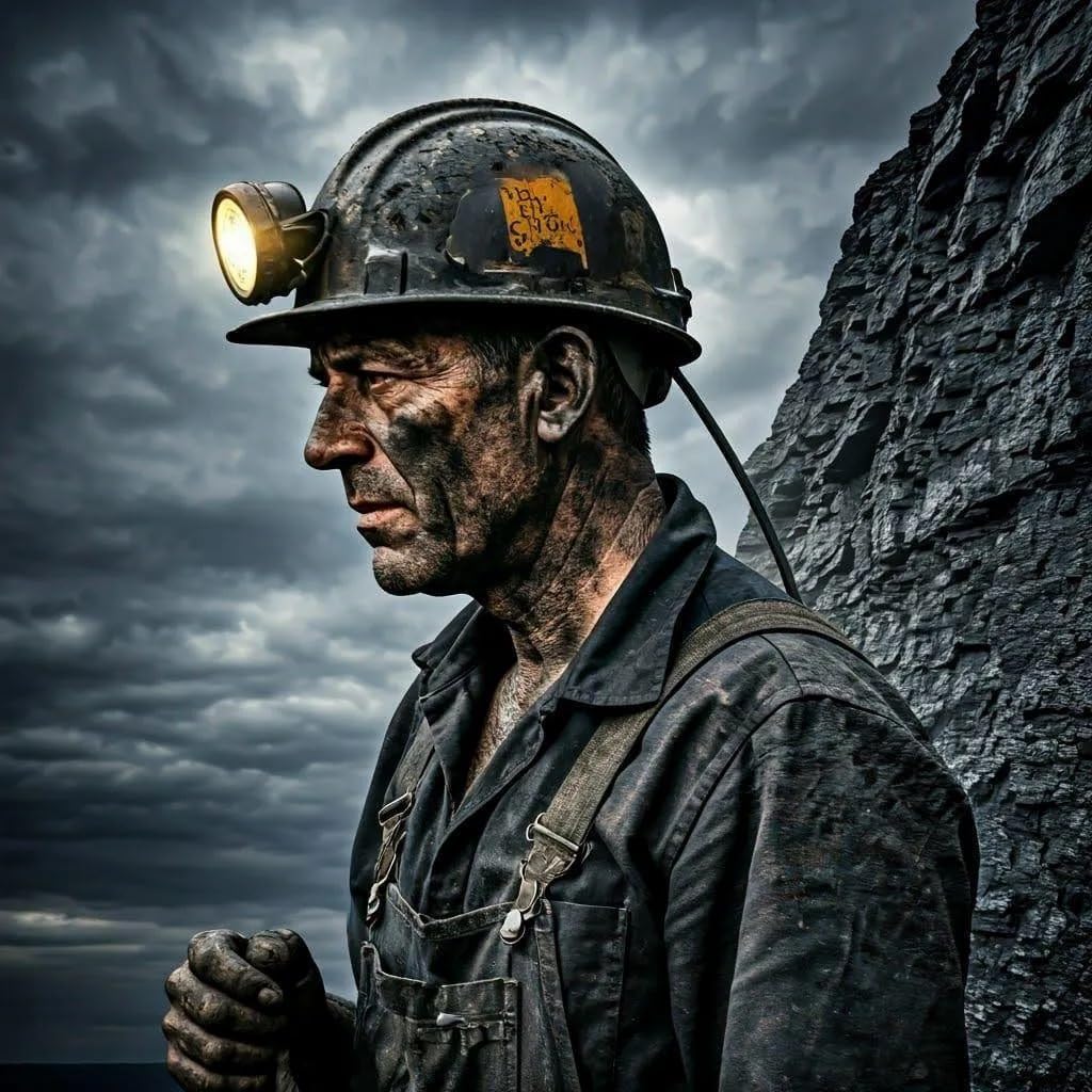 1000-Piece Coal Miners Puzzle - Challenging Brain Puzzle, Leisure Activity