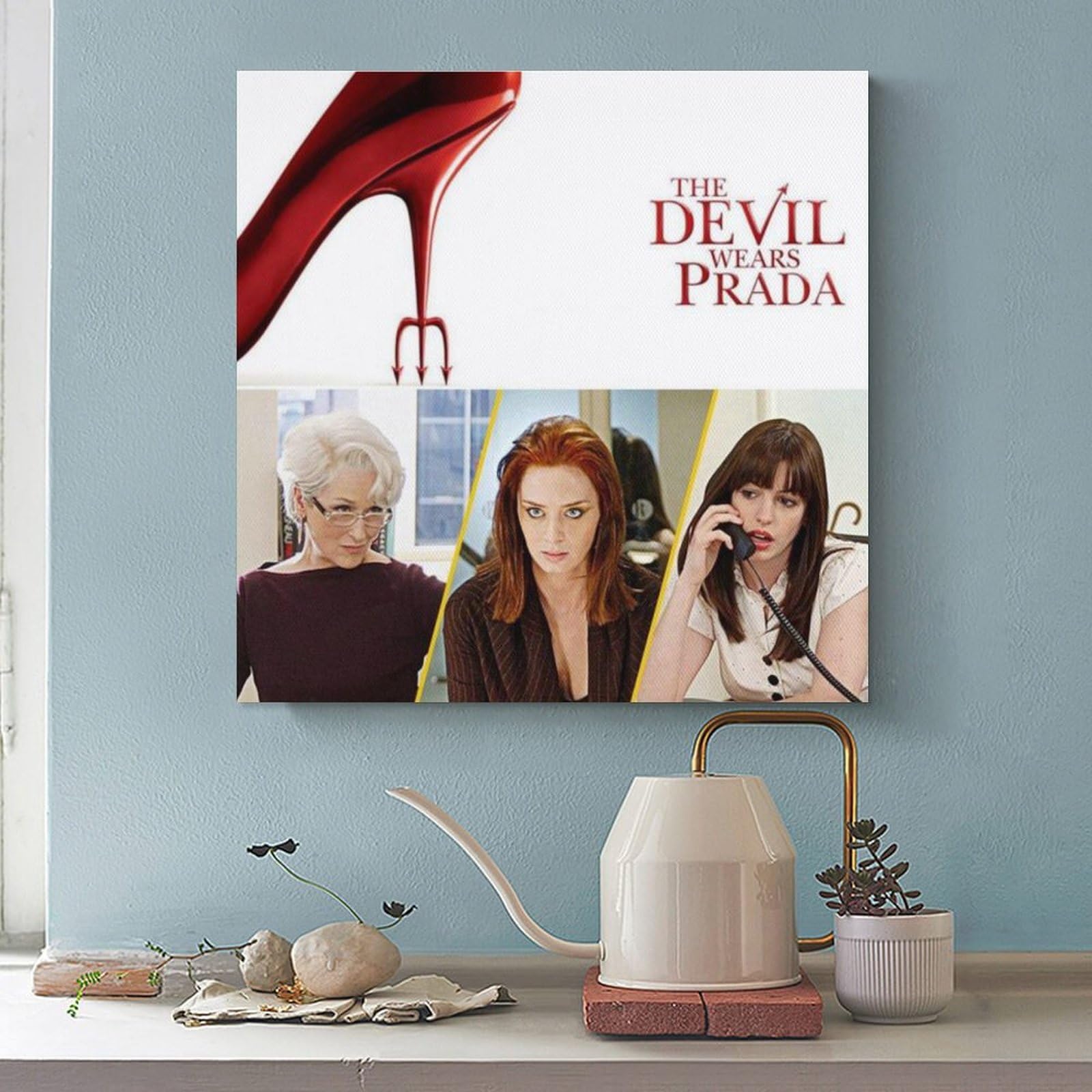 Amazon.co.jp: 映画ポスタープラダを着た悪魔 キャンバス絵画壁 アート
