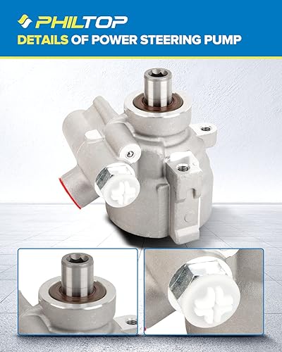 Miniatura 84 de PHILTOP Bomba de dirección asistida 20-806 OE apta para Aveo5 2007 2008, Aveo 2008, bomba de asistencia asistida 96801443, bombas de dirección