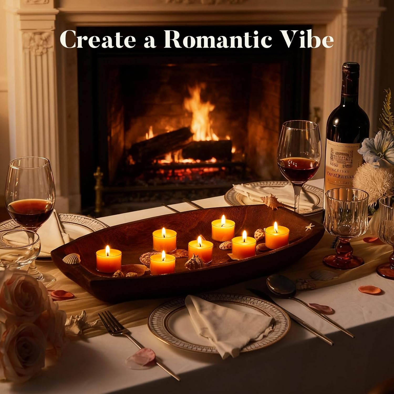 Crenovo Tea Lights Beeswax 48 Pack, 8-Hour 100% Pure Bees Wax Tealight Candles, Smokeless Unscented Votive Cup Candles for Home Spa Meditation Relaxation