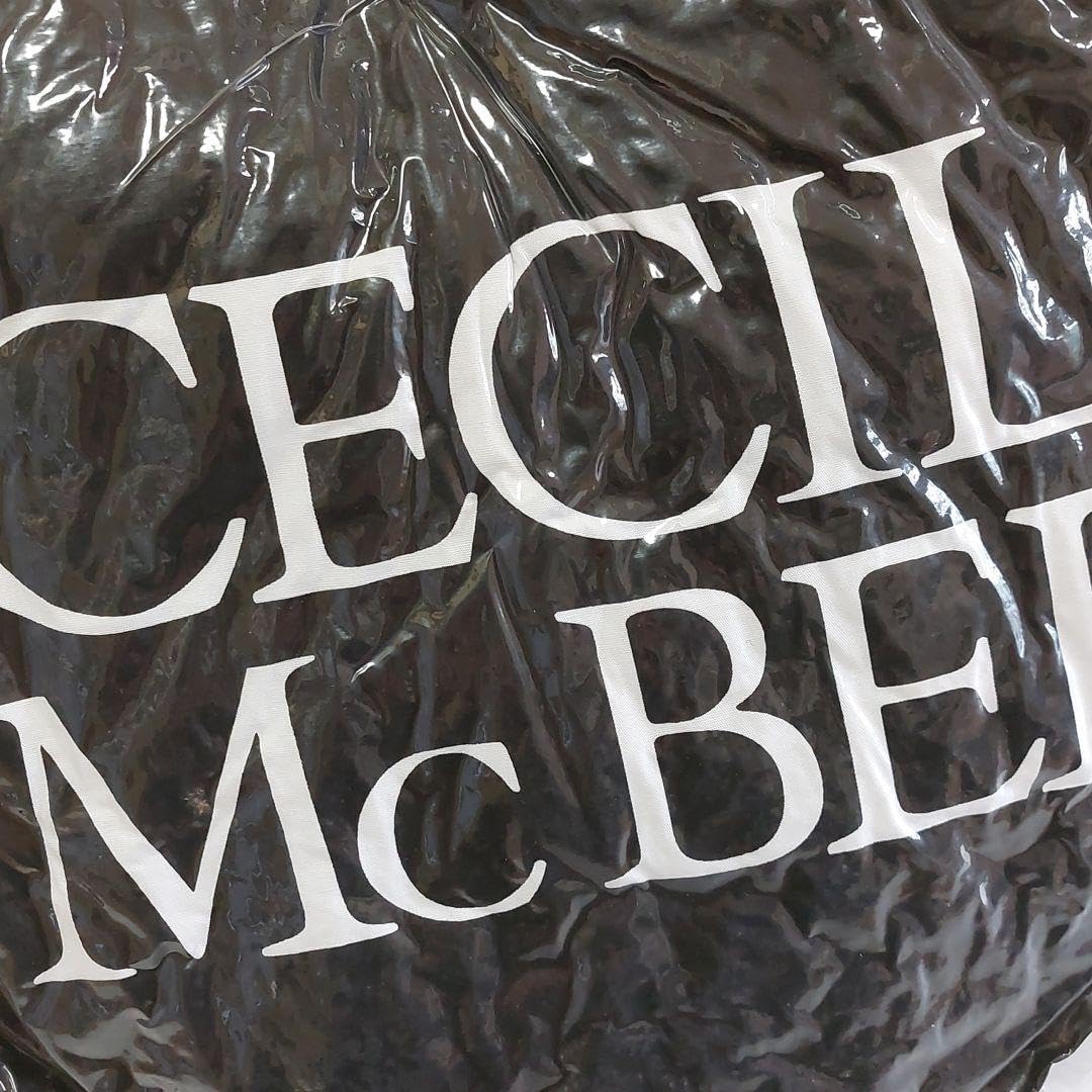 Amazon.co.jp: セシルマクビーノベルティロゴ入りハート形クッション黒