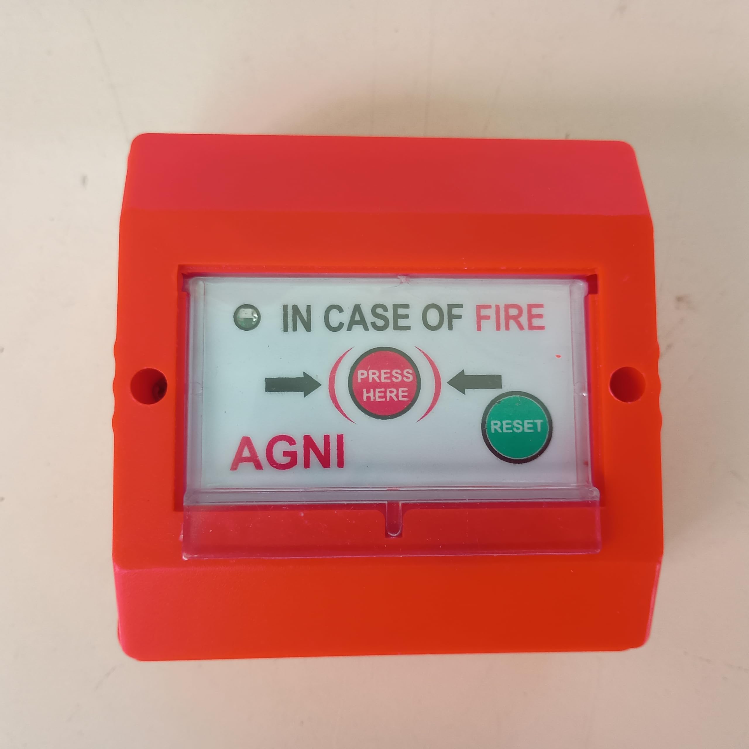 Navkar Systems PVC Manual Call Point (MCP) | Fire Alarm Break Glass/Press Type Emergency Switch | Wall Mount Fire Safety Device-image-31