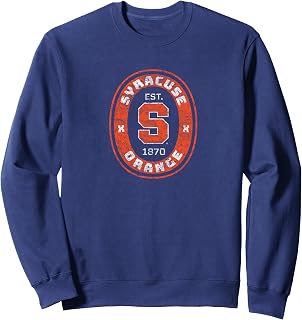 Syracuse University Orange Retro Crest Seal Sweatshirt