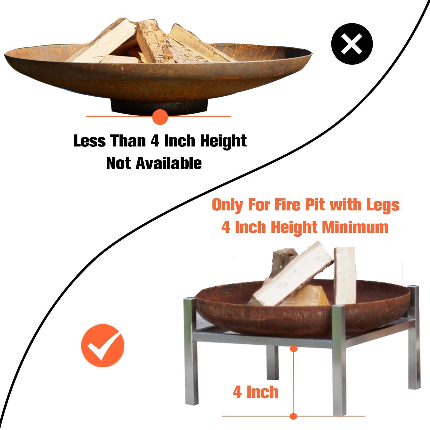 FMXYMC Round Fire Pit Mat, Deck Protector Mat, Lawn Fire Pit Grill