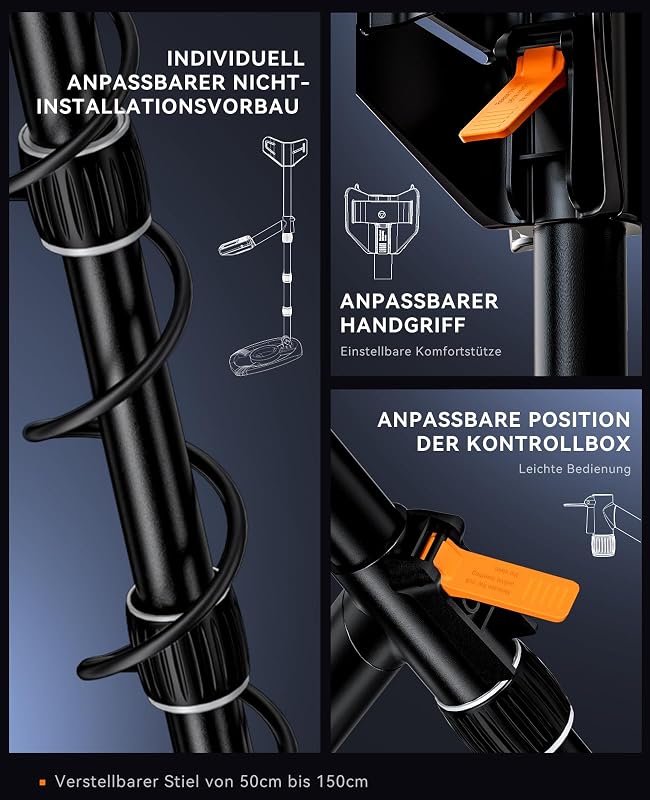 SUNPOW Professzionális Fémkereső 5 Módú DSP Chipkel, Vízálló 30cm Tekercs, 2 LCD Kijelző