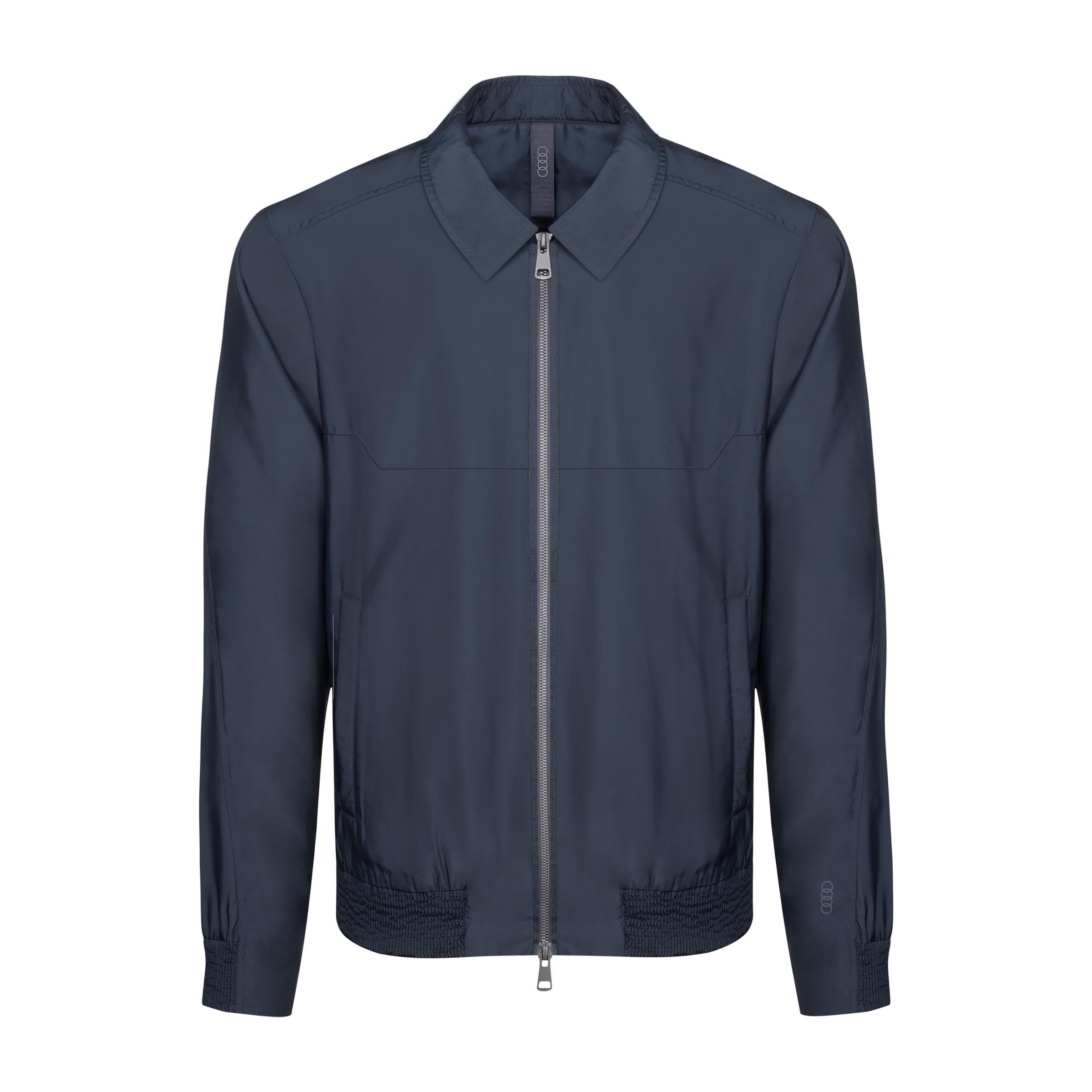 Audi collection Audi Blouson męska kurtka przejściowa, szara, rozmiar XL, 100% poliester, elastyczne ściągacze, nowoczesna, elegancka Mężczyźni Audi Blouson, Herren, Grau