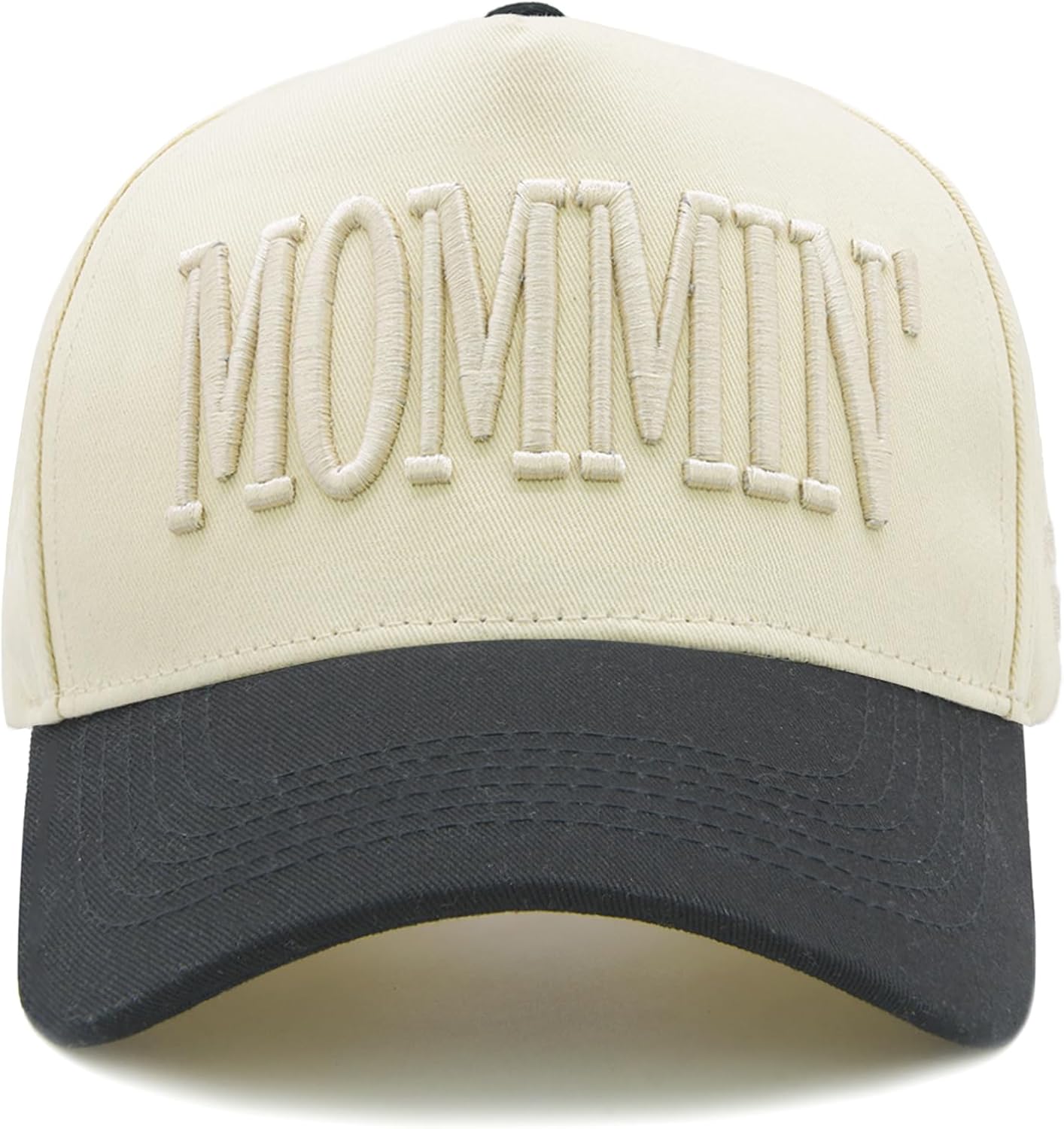 Gorro ajustable con bordado para mujer