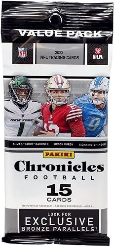 Panini Chronicles Football Factory - Paquete de 15 cartas coleccionables de fútbol de Panini Chronicles