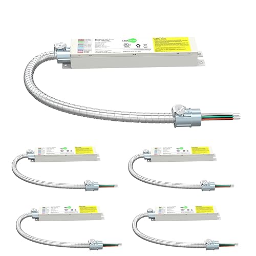 OSTEK Batería de reserva de emergencia de 20 W 150-200 VCC controlador de emergencia LED recargable para luz LED regulable de 10-120 W con