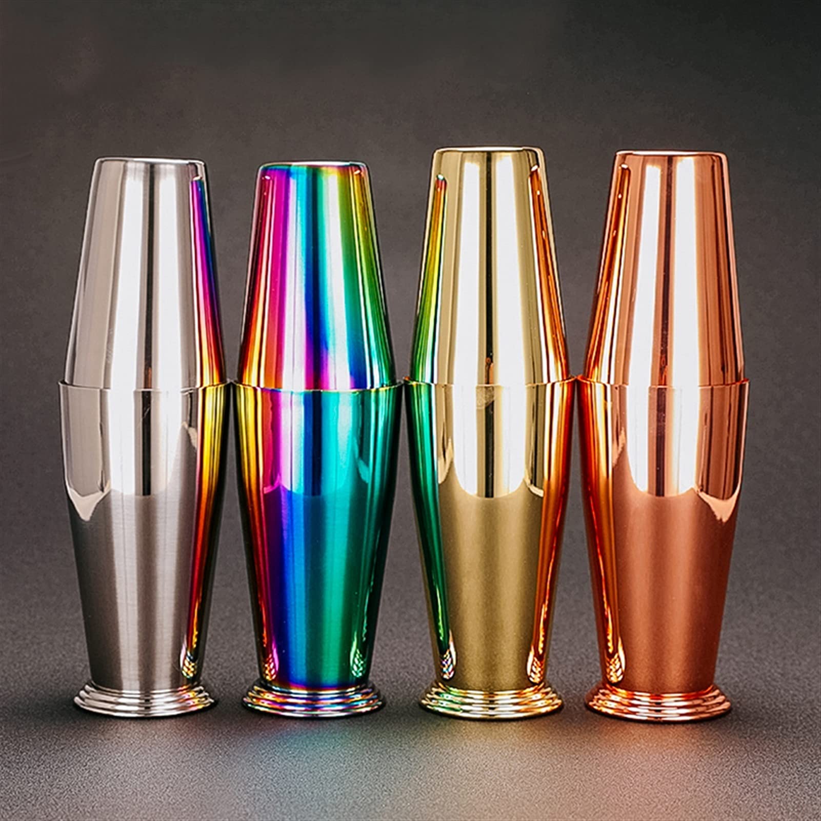 Juego de Coctelera Coctelero Shaker Acero Inoxidable Boston Shaker Cocktail Shaker Cocktail Beber Barra Herramienta para mezclar margarita, Manhattan y otras bebidas Agitador de Cócteles