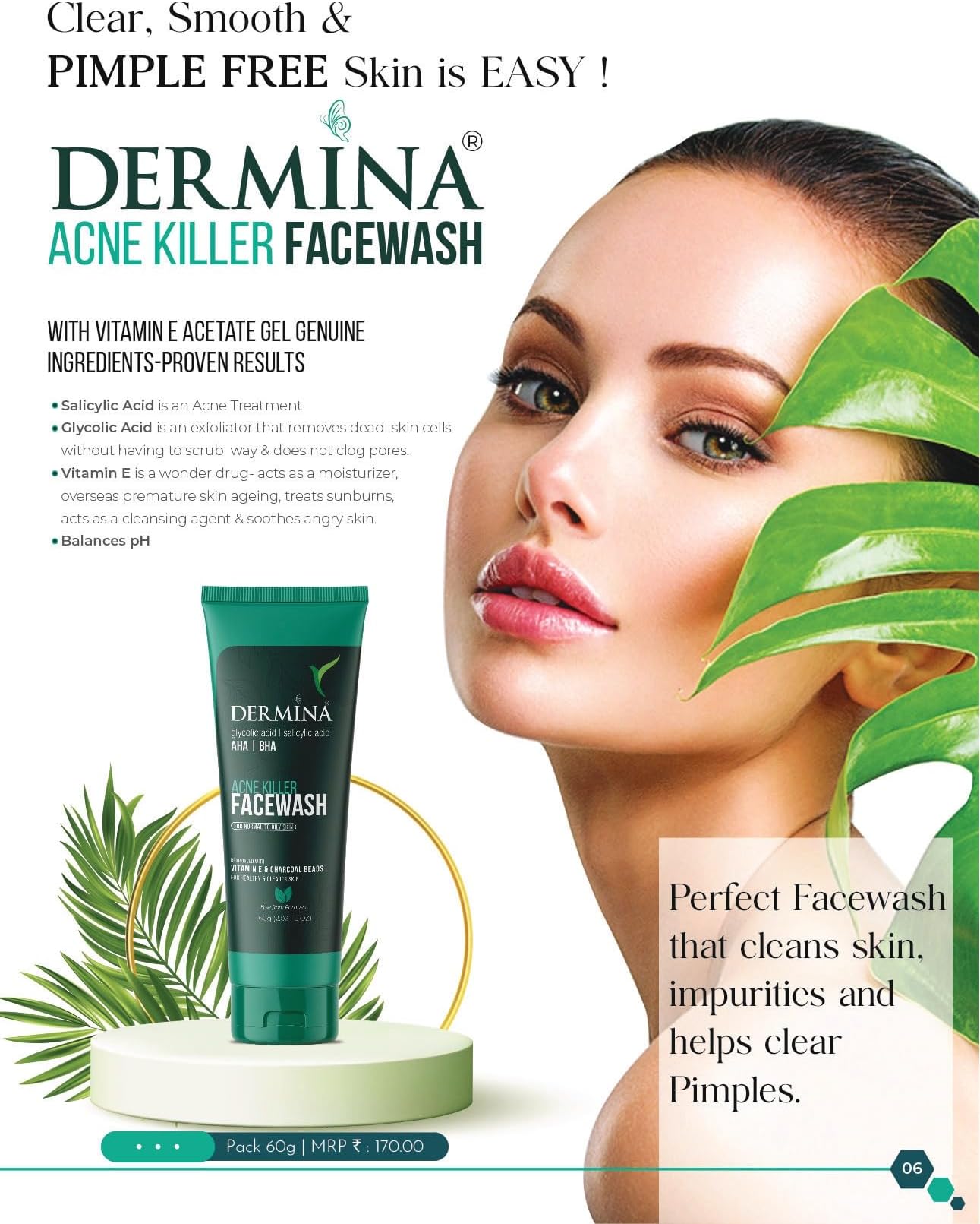 Anti Acne Facewash 60gm( Pack of 3)