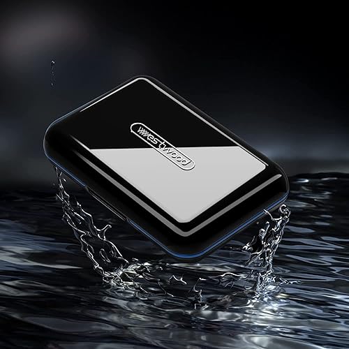 Vista 34 de Pastillero organizador de pastillas impermeable de 4 compartimentos, caja de medicina portátil de viaje, contenedor de píldoras sin BPA para Negro