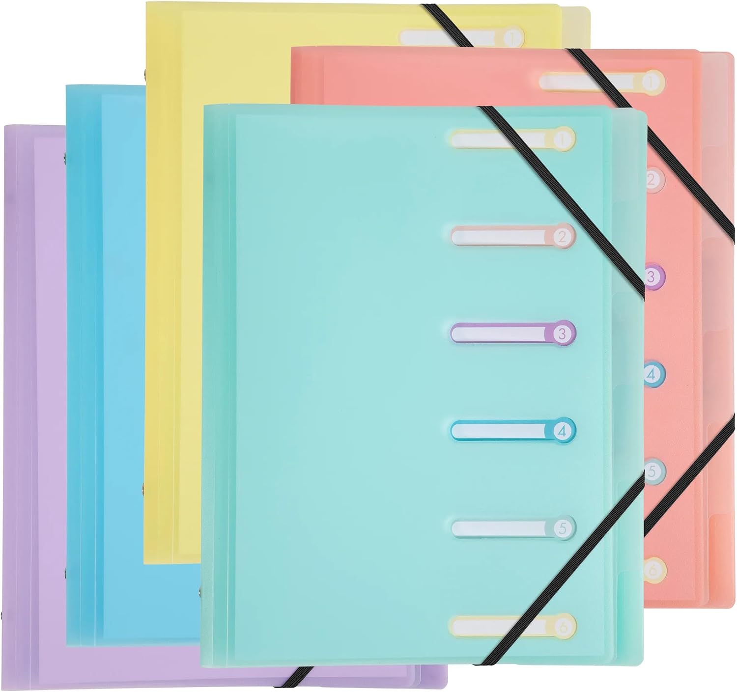Ref 56170E Box of 10 Chromalin Pastel Folders 3 Flaps