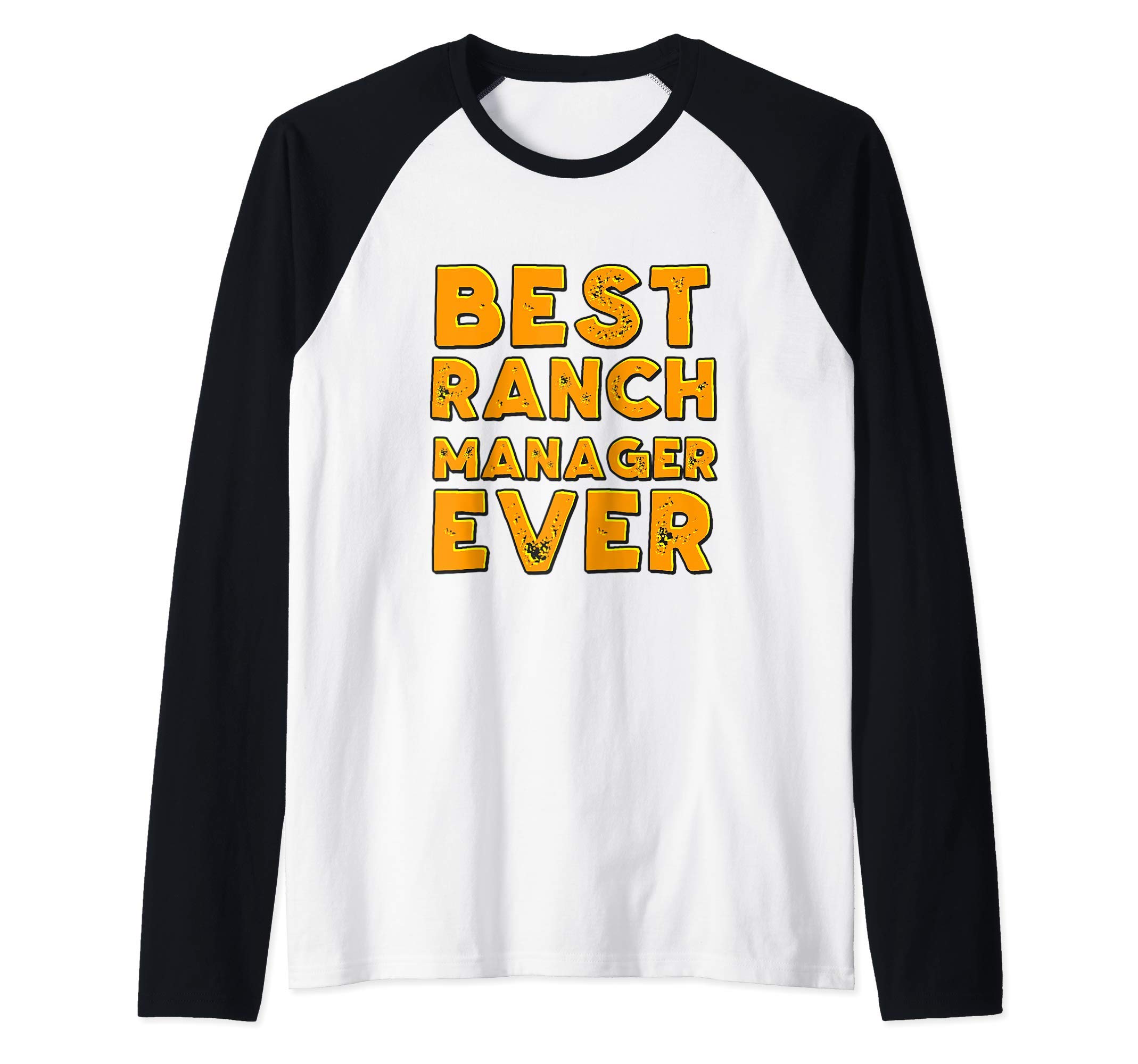 Krauggdeal TeesBest ranch manager ever Raglan Baseball Tee