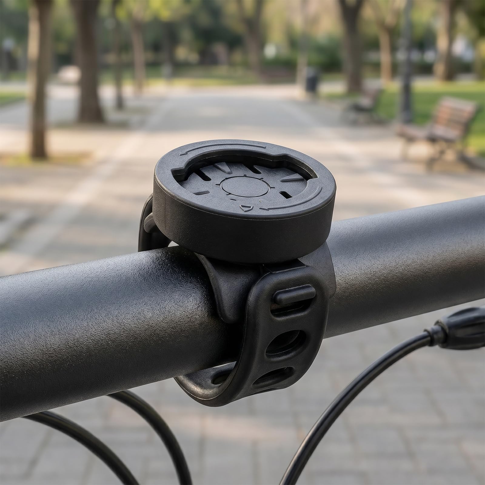 Uchwyt na komputer rowerowy obracany o 360°, uchwyt Garmin Edge do iGPSPORT XOSS Bryton Wahoo – pasek silikonowy 28-45 mm, 17 g Garmin Bike Mount do rowerów wyścigowych MTB E-Bike