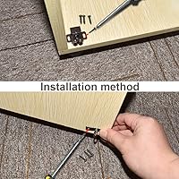 Vista 6 de 20 pestillos de acero laminado en frío (tono bronce)