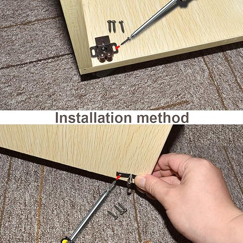 Miniatura 6 de 20 pestillos de acero laminado en frío (tono bronce)