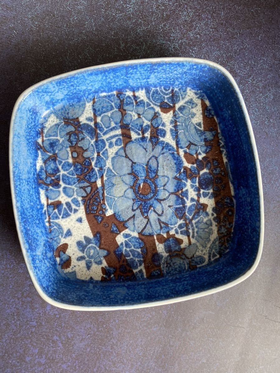 ビンテージ・ロイヤルコペンハーゲン・Baca・スクエアプレート・17x17cm Royal copenhagen （ロイヤルコペンハーゲン） Baca （バッカ