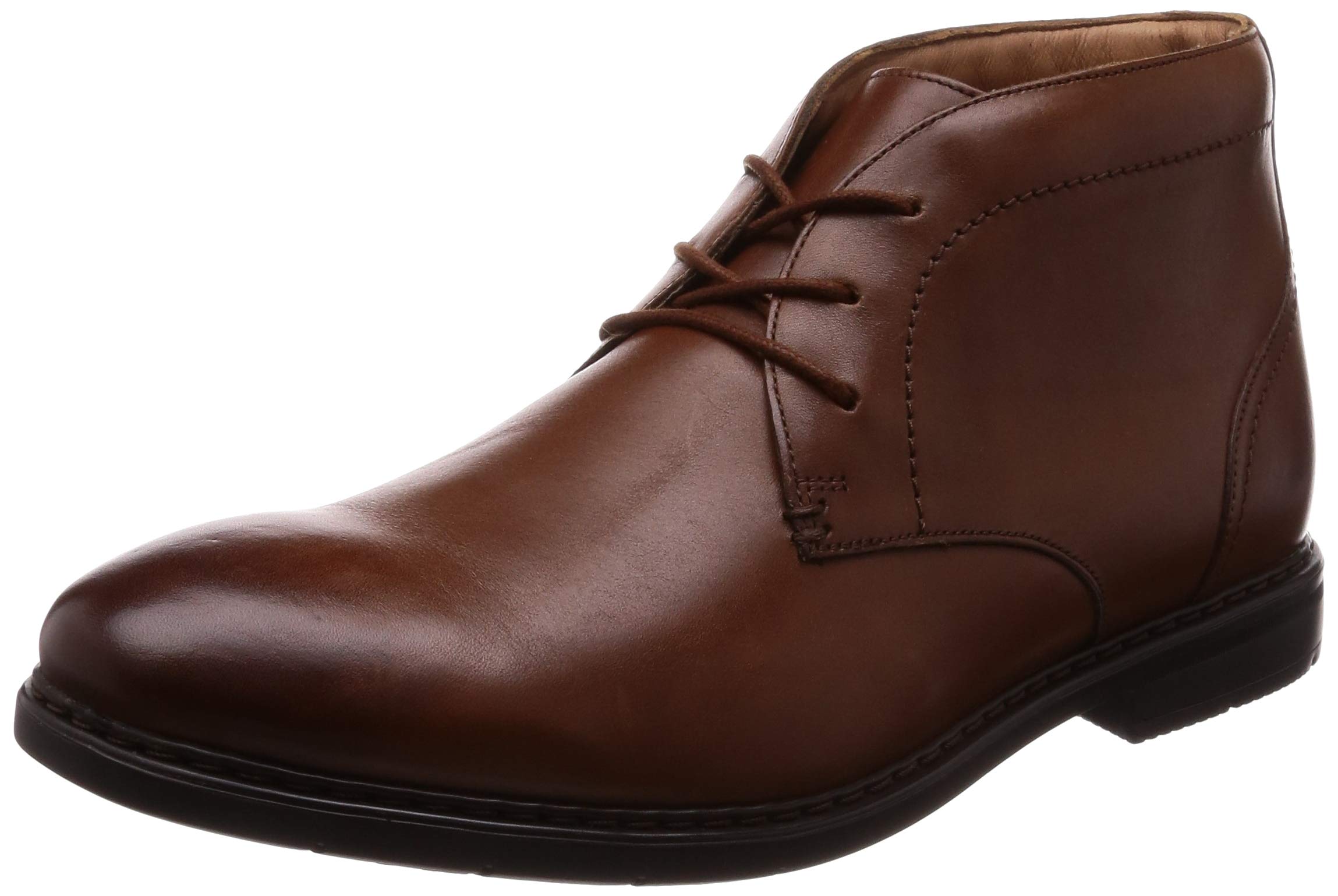 Clarks Mens Banbury Mid British Tan Lea Formal Shoes