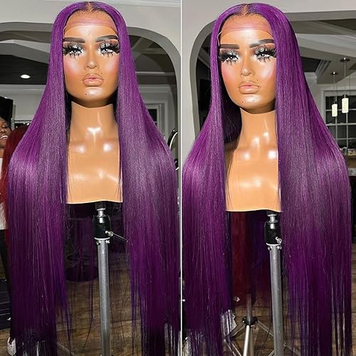 Miniatura 9 de cute fairy Peluca de cabello humano con encaje frontal de 13 x 4 pulgadas, línea capilar natural prearrancada HD transparente encaje frontal de