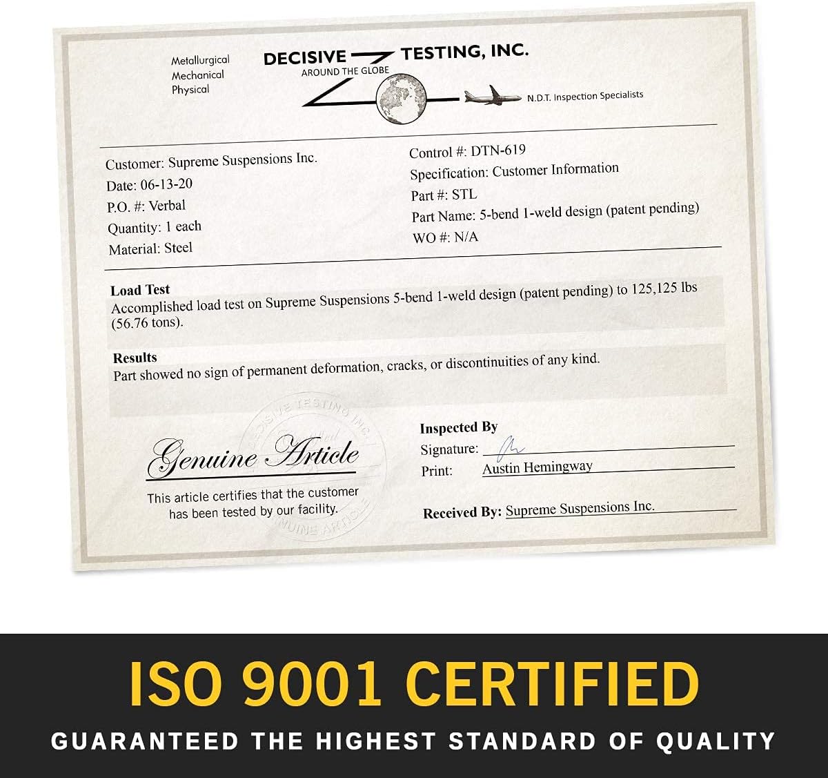 Supreme Suspensions US Patent Pending Front Lift Blocks Compatible With 1980-2004 Ford F250 / F350 Super Duty & 1999-2004 Ford Excursion 4WD | 3.5" Front Leveling Lift Blocks