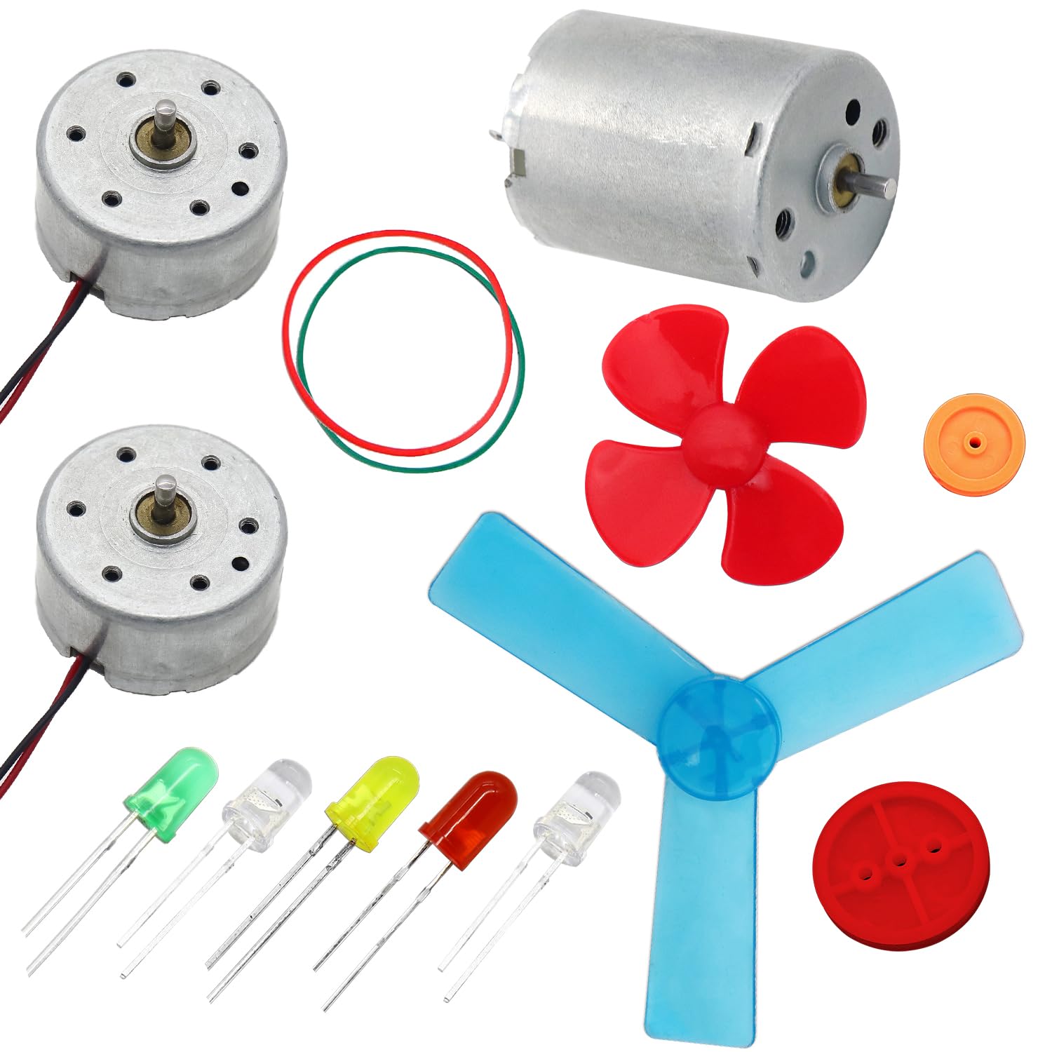 Electronic Spices Solar Motor/Dynamo Motor/Wind Mill Motor/Low Current High Torque Motor with Fan Pulley Set ||DIY Project Kit|| (B0CPPNJV7J) Amazon Price History, Amazon Price Tracker