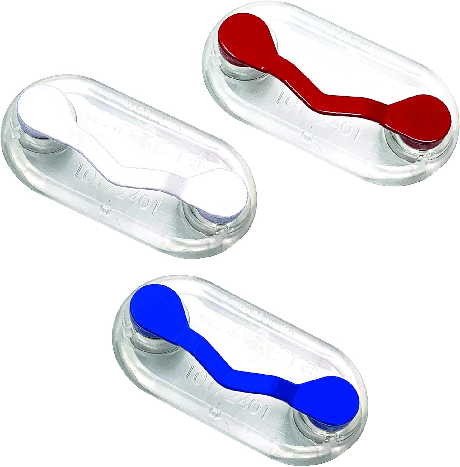 Readerest Magnetic Eyeglass Holders, Shark Tank Product (3 Pack), Made in USA