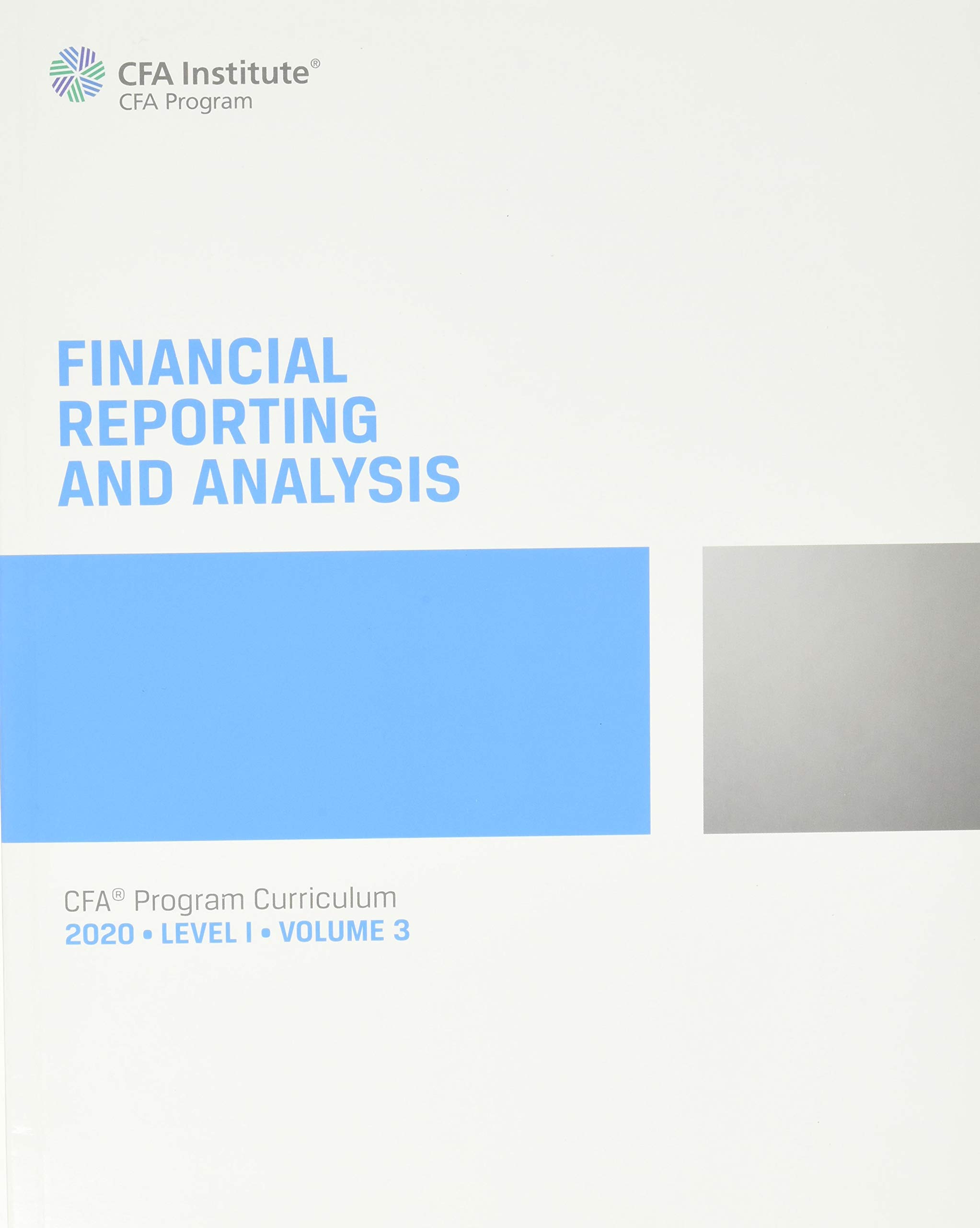 CFA Program Curriculum 2020 Level I