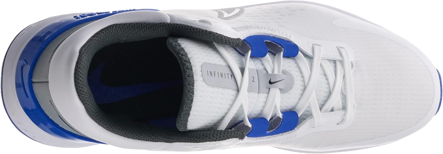 Nike NEW Mens Infinity Pro 2 Golf Shoes White/Black/Wolf Grey Size 9 M