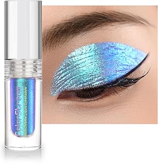 Sombra de ojos líquida con brillo multicromo,...