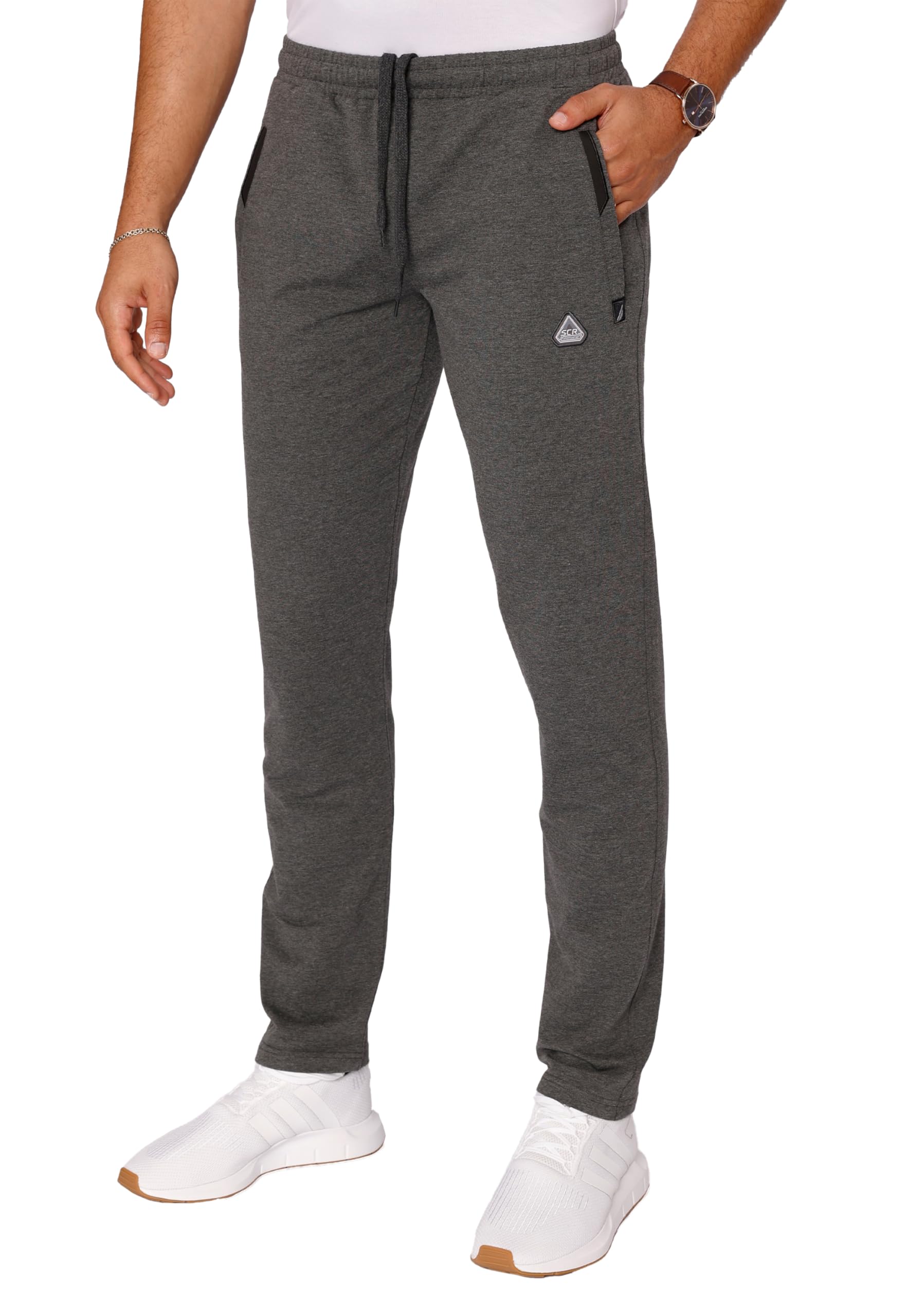 Men's Sweatpants (Avg & Tall) Luxury Fit - Made in Turkey Athletic Sweat Pants for Tall Men with Zipper Pockets