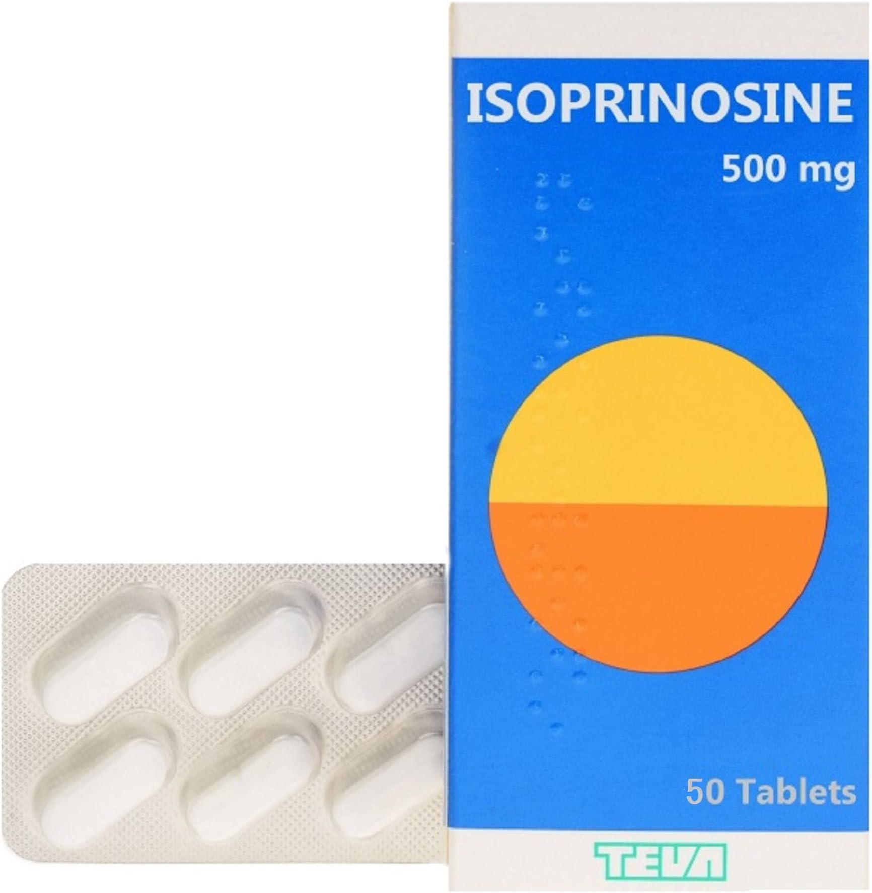 Isoprinosine 500mg 50 Tablets
